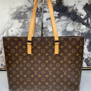 Louis Vuitton Luco Tote Brown Leather