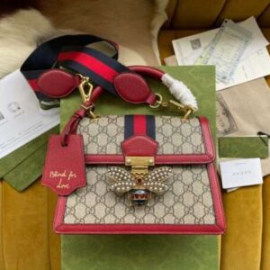 Gucci Queen Margarnet Bag Like Auth Monogram Pattern 25.5×17.5cm