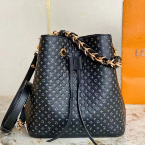 Louis Vuitton LV Neonoe BB Like Auth Black Womans Handbags 26cm