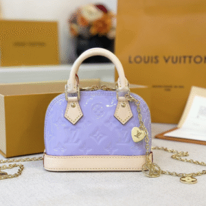 Louis Vuitton LV Twist Women's Handbag Glossy Black Like Auth 23cm