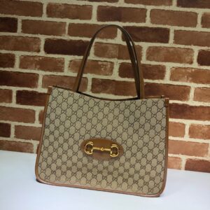 Gucci Horsebit 1955 GG Supreme Canvas Leather