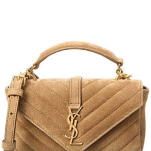 Saint Laurent Women's Brown Mini Suede