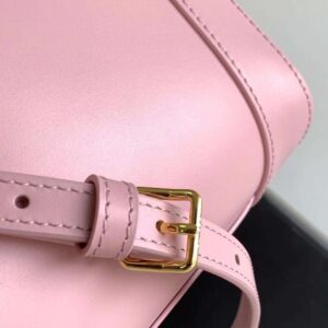 Tui Celine Small Bucket Cuir Triomphe Mini Mau Hong Dang Xo 5.jpg