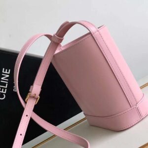 Tui Celine Small Bucket Cuir Triomphe Mini Mau Hong Dang Xo 7.jpg