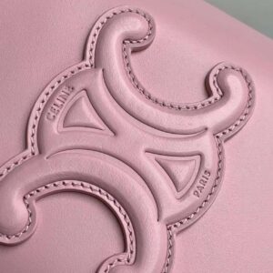 Tui Celine Small Bucket Cuir Triomphe Mini Mau Hong Dang Xo 9.jpg