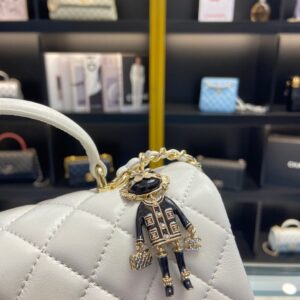 Tui Chanel Handle Charm Replica 11 Cao Cap Nu Mau Trang 20x12cm 8.jpg