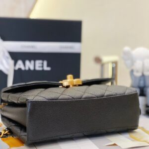 Tui Deo Cheo Nu Chanel Handle Mau Den Sieu Cap Da Hat 19cm 7.jpg