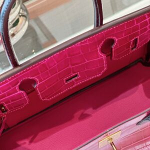 Tui Hermes Birkin Crocodile Rep 11 Nu Mau Hong Van Da Ca Sau 30cm 4.jpg