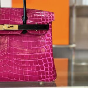 Tui Hermes Birkin Crocodile Rep 11 Nu Mau Hong Van Da Ca Sau 30cm 6.jpg