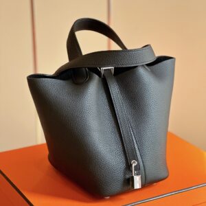 Tui Nu Cao Cap Hermes Picotin 18 Togo Khau Tay Nu Mau Den 18cm 3.jpg