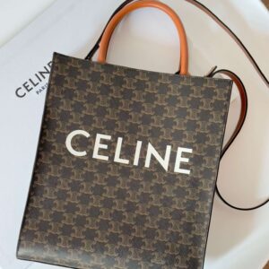 Tui Xach Celine Tote Triomphe Canvas Sieu Cap Quai Cau Vong 28x32cm 2.jpg