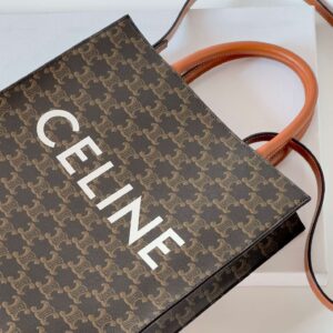 Tui Xach Celine Tote Triomphe Canvas Sieu Cap Quai Cau Vong 28x32cm 7.jpg