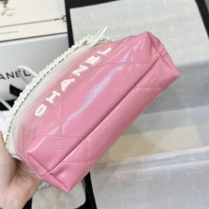 Tui Xach Chanel 22 Mini Mix 2 Mau Trang Hong Sieu Cap 20cm 4 scaled 1.jpg