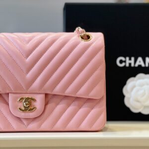 Tui Xach Chanel Classic Like Auth Hoa Tiet Chu V Mau Hong 23cm 3.jpg
