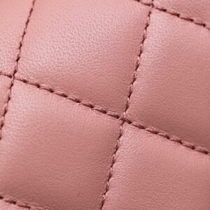 Tui Xach Chanel Classic Nu Mau Hong Quai Xich Gan Chuong Sieu Cap 18cm 7.jpg