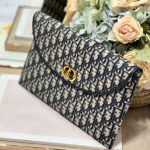 Tui Xach Dior 30 Montaigne Avenue Hoa Tiet Monogram Like Auth 30x18x2cm 4.jpg