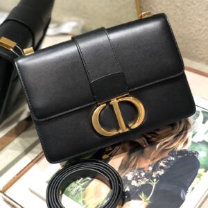 Tui Xach Dior 30 Montaigne Sieu Cap Nu Mau Den Khoa Vang 24x17x8cm 2.jpg