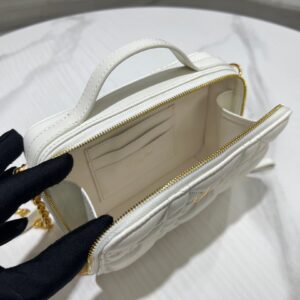 Tui Xach Dior Caro Replica 11 Cao Cap Chat Da Min Mau Trang 18cm 3.jpg