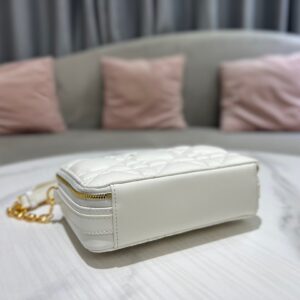 Tui Xach Dior Caro Replica 11 Cao Cap Chat Da Min Mau Trang 18cm 4.jpg