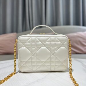 Tui Xach Dior Caro Replica 11 Cao Cap Chat Da Min Mau Trang 18cm 7.jpg