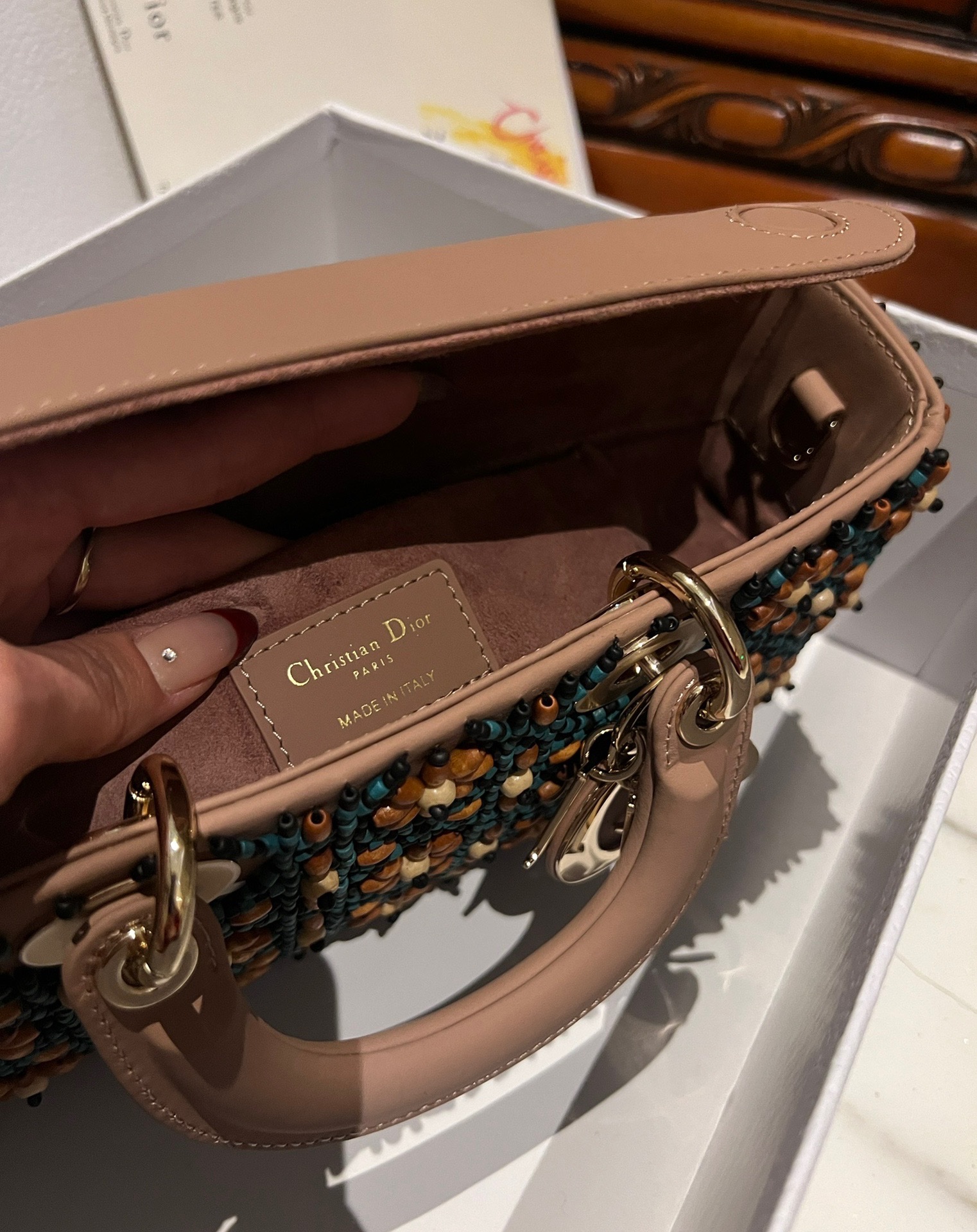 Tui Xach Dior D Joy Medium Hoa Tiet Dinh Cuom Like Auth 26cm 8.jpg