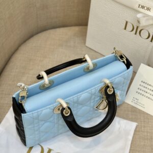 Tui Xach Dior D Joy Nu Da Bo Mau Xanh Bang Like Auth 26cm 9.jpg