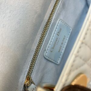 Tui Xach Dior Lady Mini Nu Mau Xanh Bang Da Bo Sieu Cap 18cm 7.jpg