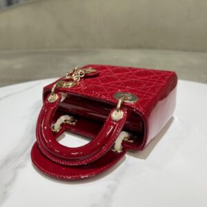 Tui Xach Dior Lady Mini Sieu Cap Nu Mau Do Bong 17cm 5.jpg