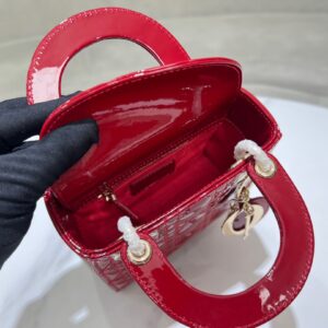 Tui Xach Dior Lady Mini Sieu Cap Nu Mau Do Bong 17cm 7.jpg