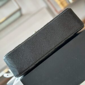 Tui Xach Hang Hieu Chanel Classic Nu Mau Den Khoa Bac 23cm 2 3.jpg