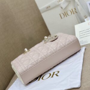 Tui Xach Hang Hieu Dior D Joy Nu Da Bo Mau Hong 26cm 6.jpg