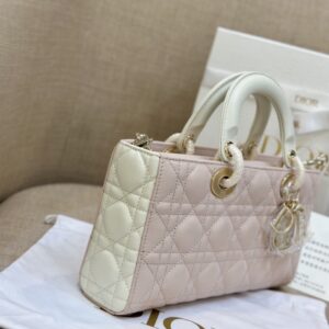 Tui Xach Hang Hieu Dior D Joy Nu Da Bo Mau Hong 26cm 8.jpg