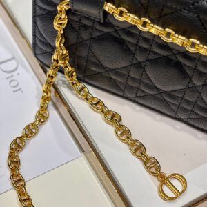 Tui Xach Hang Hieu Dior Woc Nu Mau Den Khoa Vang 20x11.5x3 8.jpg