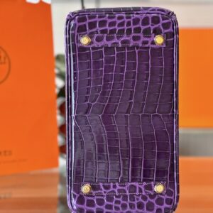 Tui Xach Hermes Birkin Crocodile Mix 2 Mau Like Auth Van Da Ca Sau 30cm 5 1.jpg