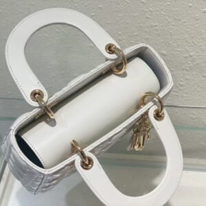 Tui Xach Nu Cao Cap Dior Lady ABC Mau Trang Da Mem Min 20cm 3 1.jpg