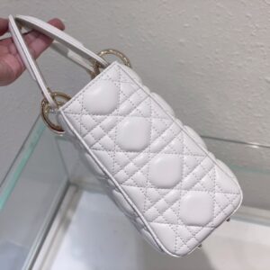 Tui Xach Nu Cao Cap Dior Lady ABC Mau Trang Da Mem Min 20cm 4 1.jpg