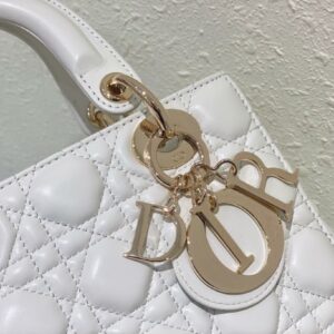 Tui Xach Nu Cao Cap Dior Lady ABC Mau Trang Da Mem Min 20cm 7 1.jpg