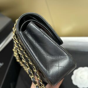 Tui Xach Nu Chanel Classic Chat Da Nhan Mau Den Like Auth 25cm 3.jpg