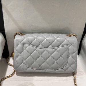 Tui Xach Nu Chanel Classic Da That Mau Xam Rep 11 Cao Cap 20cm 2.jpg