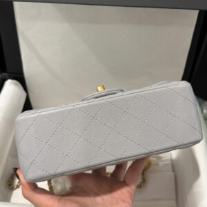 Tui Xach Nu Chanel Classic Da That Mau Xam Rep 11 Cao Cap 20cm 5.jpg