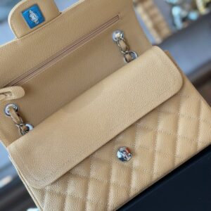 Tui Xach Nu Chanel Classic Replica 11 Da Hat Khoa Bac 23cm 6.jpg