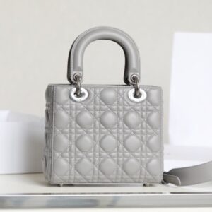 Tui Xach Nu Dior My Lady Rep 11 Cao Cap Mau Xam Da Bong 20x16cm 8.jpg