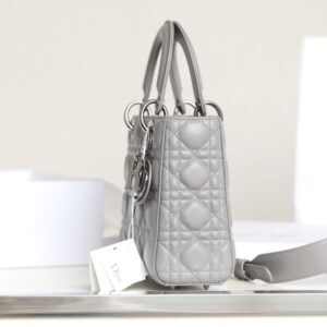 Tui Xach Nu Dior My Lady Rep 11 Cao Cap Mau Xam Da Bong 20x16cm 9.jpg