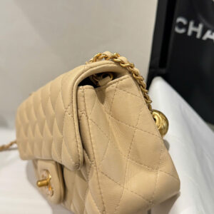 Tui Xach Nu Hang Hieu Chanel Classic Chuong Mau Be Khoa Vang 20cm 3.jpg