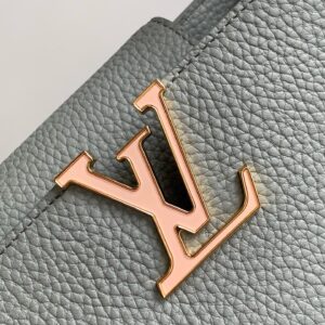Tui Xach Nu Louis Vuitton LV Capucines BB Like Auth Mau Ghi 27x18x9cm 6.jpg