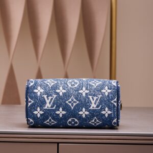 Tui Xach Nu Louis Vuitton LV Speedy Monogram Demin Like Auth 16x10x7 6.jpg