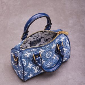 Tui Xach Nu Louis Vuitton LV Speedy Monogram Demin Like Auth 16x10x7 7.jpg