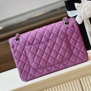 Tui Xach Sieu Cap Chanel Classic Nu Da Hat Mau Tim 25cm 6.jpg