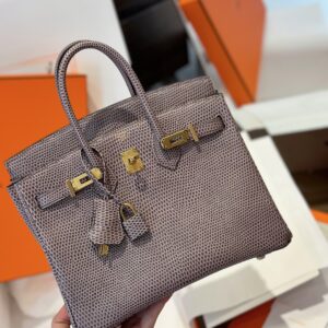 Tui Xach Sieu Cap Hermes Birkin 25 Tris Fonce Lizard Khoa Vang 25cm 4.jpg