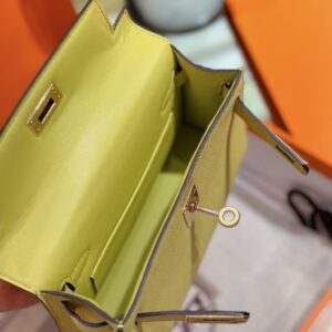 Tui Xach Sieu Cap Hermes Kelly Mini Nu Mau Xanh Vang Khau Tay 20cm 3 1.jpg